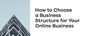 How to Choose a Business Structure for Your Online Business thumbnail