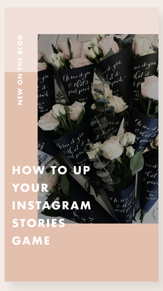 Example of a custom Instagram Story background.