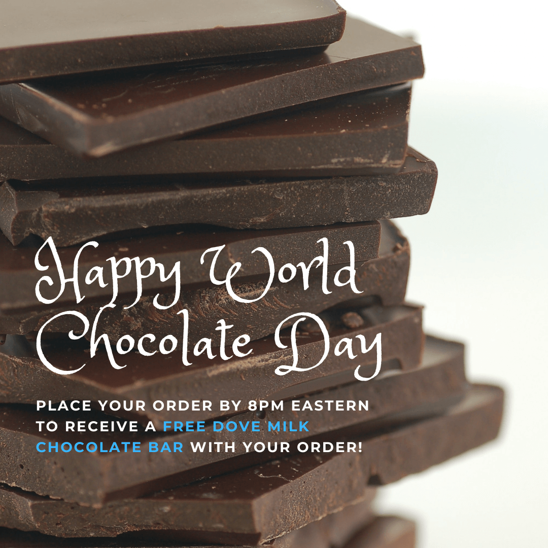 Example of a World Chocolate Day giveaway.